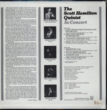 Charger l'image dans la galerie, The Scott Hamilton Quintet : In Concert (LP, Album)