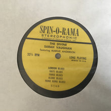 Laden Sie das Bild in den Galerie-Viewer, Sarah Vaughan With Margie Anderson : The Divine Sarah Vaughan Sings (LP)