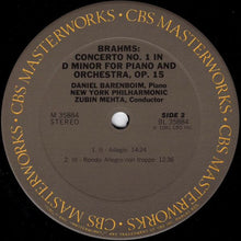 Charger l'image dans la galerie, Mehta*, New York Philharmonic, Barenboim* - Brahms* : Piano Concerto No. 1 (LP, Album)