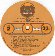Load image into Gallery viewer, Foghat : Rock And Roll Outlaws (LP, Album, Ter)