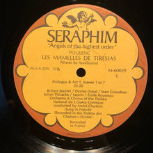Load image into Gallery viewer, Denise Duval, Poulenc* : Les Mamelles De Tirésias (LP, Mono)