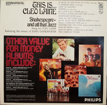 Laden Sie das Bild in den Galerie-Viewer, Cleo Laine : This Is... Cleo Laine - Shakespeare, And All That Jazz (LP, RE)
