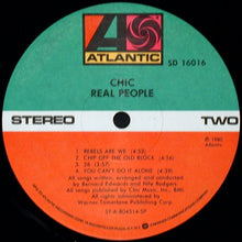 Laden Sie das Bild in den Galerie-Viewer, Chic : Real People (LP, Album, Spe)