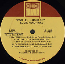 Charger l'image dans la galerie, Eddie Kendricks : People...Hold On (LP, Album, Sup)