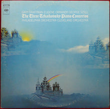 Load image into Gallery viewer, Gary Graffman ♦ Eugene Ormandy ♦ George Szell, Philadelphia Orchestra* ♦ Cleveland Orchestra* - Tchaikovsky* : The Three Tchaikovsky Piano Concertos (2xLP, Comp, Pit)