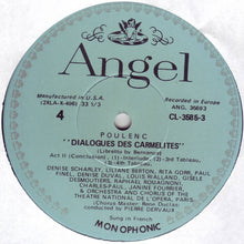 Load image into Gallery viewer, Poulenc*, Chœurs Et Orchestre Du Théatre National De L'Opéra*, Pierre Dervaux (2) : Dialogues Des Carmélites (3xLP, Mono)
