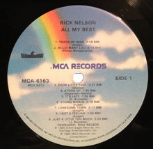 Load image into Gallery viewer, Ricky Nelson (2) : All My Best (LP, Album)