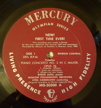 Load image into Gallery viewer, Byron Janis, Prokofiev* / Rachmaninoff*, Kyril Kondrashin*, Moscow Philharmonic Orchestra : Piano Concerto No. 3 And Piano Concerto No. 1 (LP, Album, Mono)