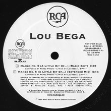 Charger l'image dans la galerie, Lou Bega : Mambo No. 5 (A Little Bit Of...) (12", Promo)