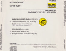 Load image into Gallery viewer, Erich Kunzel - Cincinnati Symphony Orchestra - Beethoven*, Liszt* : "Wellington's Victory", Op. 91 / Battle Of The Huns / Hungarian March (CD, Album)