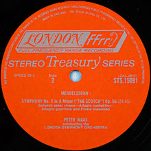 Load image into Gallery viewer, Mendelssohn*, London Symphony Orchestra, Maag* : Symphony No. 3 In A Minor (Op. 56) ("Scotch") / The Hebrides Overture (Fingal's Cave) (Op. 26) (LP, Album, RE, RP)