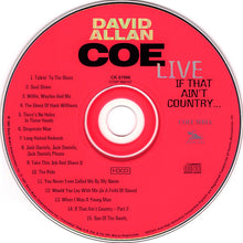 Load image into Gallery viewer, David Allan Coe : Live (If That Ain't Country...) (HDCD, Album, RE)