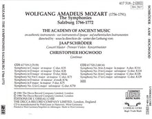 Charger l'image dans la galerie, Wolfgang Amadeus Mozart, The Academy Of Ancient Music, Jaap Schröder · Christopher Hogwood : The Symphonies / Salzburg 1766-1772 (2xCD, RE, RM + Box)