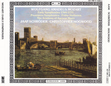 Charger l'image dans la galerie, Wolfgang Amadeus Mozart - The Academy Of Ancient Music, Christopher Hogwood, Jaap Schröder : Early Symphonies 1764-1771 (2xCD, Comp + Box, RE)