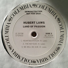 Laden Sie das Bild in den Galerie-Viewer, Hubert Laws : Land Of Passion (LP, Album, Promo)