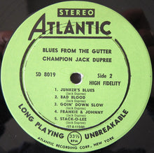 Load image into Gallery viewer, Champion Jack Dupree : Blues From The Gutter (LP, Album)