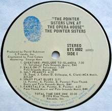 Laden Sie das Bild in den Galerie-Viewer, The Pointer Sisters* : The Pointer Sisters Live At The Opera House (2xLP, Album, Off)