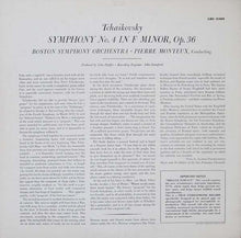 Laden Sie das Bild in den Galerie-Viewer, Tchaikovsky*, Monteux* / Boston Symphony* : Symphony No. 4 (LP, Ind)