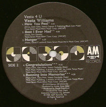 Laden Sie das Bild in den Galerie-Viewer, Vesta Williams : Vesta 4 U (LP, Album)