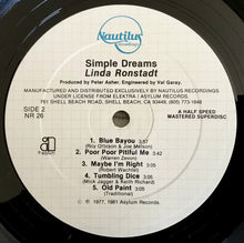Load image into Gallery viewer, Linda Ronstadt : Simple Dreams (LP, RM, Gat)