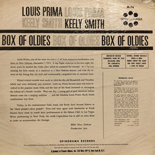 Load image into Gallery viewer, Louis Prima & Keely Smith : Box Of Oldies (LP, Mono)