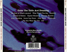 Load image into Gallery viewer, Dave Matthews Band : Under The Table And Dreaming (CD, Album)