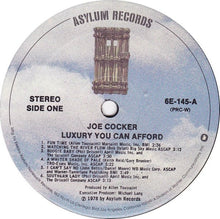 Laden Sie das Bild in den Galerie-Viewer, Joe Cocker : Luxury You Can Afford (LP, Album, PRC)