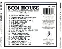 Laden Sie das Bild in den Galerie-Viewer, Son House : The Complete Library Of Congress Sessions, 1941-1942 (CD, Comp, Blu)