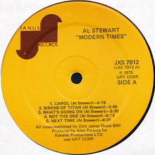 Laden Sie das Bild in den Galerie-Viewer, Al Stewart : Modern Times (LP, Album, GRT)