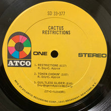 Charger l'image dans la galerie, Cactus (3) : Restrictions (LP, Album, PRC)