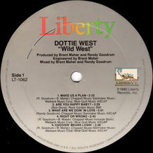 Load image into Gallery viewer, Dottie West : Wild West (LP, Album)