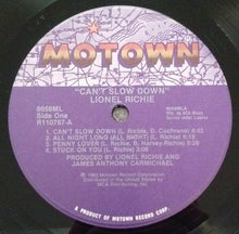 Load image into Gallery viewer, Lionel Richie : Can't Slow Down (LP, Album, Club, RCA)