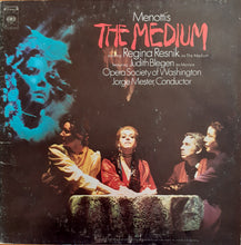 Laden Sie das Bild in den Galerie-Viewer, Menotti* - Regina Resnik, Judith Blegen, Opera Society of Washington, Jorge Mester : The Medium (LP, Album)