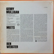 Charger l'image dans la galerie, Gerry Mulligan Meets Ben Webster : Gerry Mulligan Meets Ben Webster (LP, Album, Mono, RE, MGM)