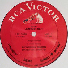 Load image into Gallery viewer, Brahms* / Boston Symphony Orchestra, Erich Leinsdorf : Symphony No. 4 In E Minor (LP, Album)
