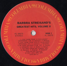 Load image into Gallery viewer, Barbra Streisand : Barbra Streisand's Greatest Hits - Volume 2 (LP, Comp, Pit)