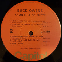 Load image into Gallery viewer, Buck Owens : Arms Full Of Empty (LP, Album)