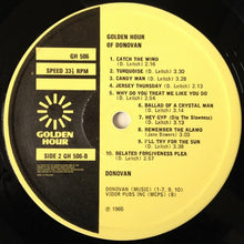 Load image into Gallery viewer, Donovan : Golden Hour Of Donovan (LP, Comp)