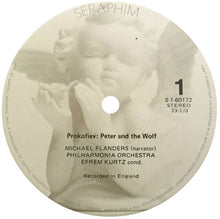 Load image into Gallery viewer, Prokofiev*, Efrem Kurtz Conducting The Philharmonia Orchestra : Peter And The Wolf / Classical Symphony / March From "Love For Three Oranges" (LP)