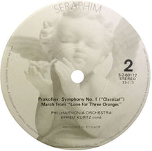 Load image into Gallery viewer, Prokofiev*, Efrem Kurtz Conducting The Philharmonia Orchestra : Peter And The Wolf / Classical Symphony / March From "Love For Three Oranges" (LP)