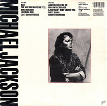 Laden Sie das Bild in den Galerie-Viewer, Michael Jackson : Bad (LP, Album, Car)