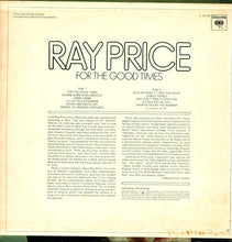 Load image into Gallery viewer, Ray Price : For The Good Times (LP, Album, Pit)