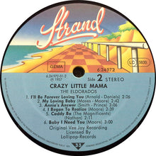Load image into Gallery viewer, The El Dorados Guest Artist: The Magnificents (3) : Crazy Little Mama (LP, Album, RE)