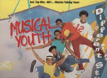 Laden Sie das Bild in den Galerie-Viewer, Musical Youth : Different Style (LP, Album)
