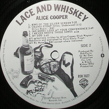 Laden Sie das Bild in den Galerie-Viewer, Alice Cooper (2) : Lace And Whiskey (LP, Album, San)