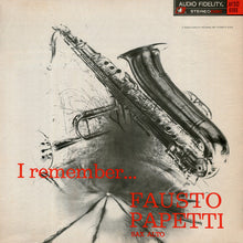 Load image into Gallery viewer, Fausto Papetti : I Remember (LP, Album, Comp)