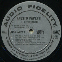 Load image into Gallery viewer, Fausto Papetti : I Remember (LP, Album, Comp)