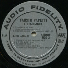 Load image into Gallery viewer, Fausto Papetti : I Remember (LP, Album, Comp)