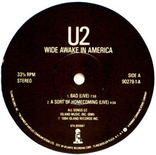 Charger l'image dans la galerie, U2 : Wide Awake In America (12", EP, All)