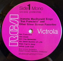 Load image into Gallery viewer, Jeanette MacDonald : Jeanette MacDonald Sings San Francisco And Other Silver Screen Favorites (LP, Comp, Mono)